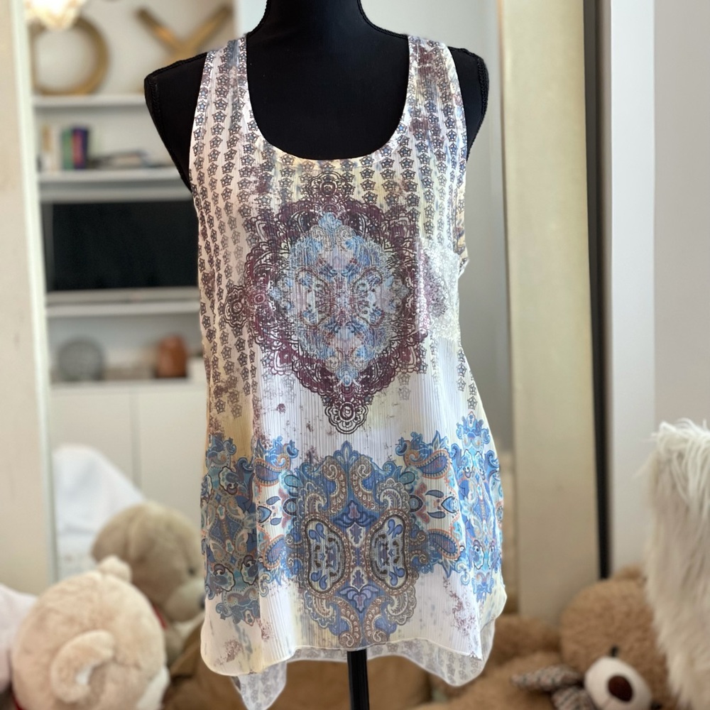 ✨BOHEMIAN SATIN TANK✨